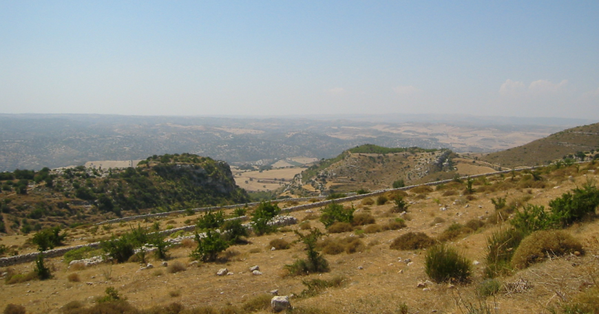 Paesaggio antico di campagna