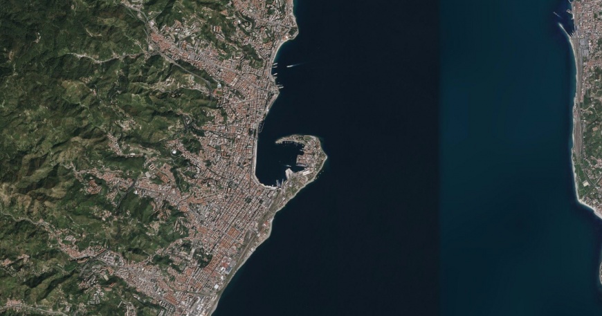 Zancle - Messina vista dall'alto