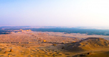 Veduta aerea di Palmira