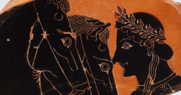 Dipinto greco a figure nere - Corso greco antico intermedio (I1)