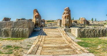 Ittiti -porta meridionale di Alacahöyük