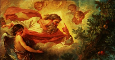 Dio rimprovera Adamo ed Eva - dipinto di Charles Joseph Natoire del 1740