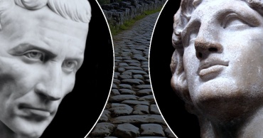 Busti di Alessandro Magno e Cesare