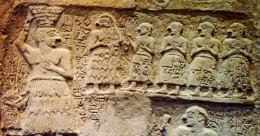 Rilievo sumerico con iscrizioni in cuneiforme