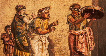 Mosaico romano a Pompei - Corso di latino per principianti