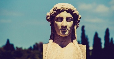Statua greca - antica necropoli del Ceramico ad Atene