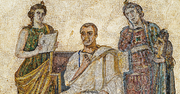 Tunisi - Museo del Bardo - Mosaico con Virgilio e le Muse