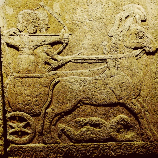 Rilievo con carro da guerra ittita