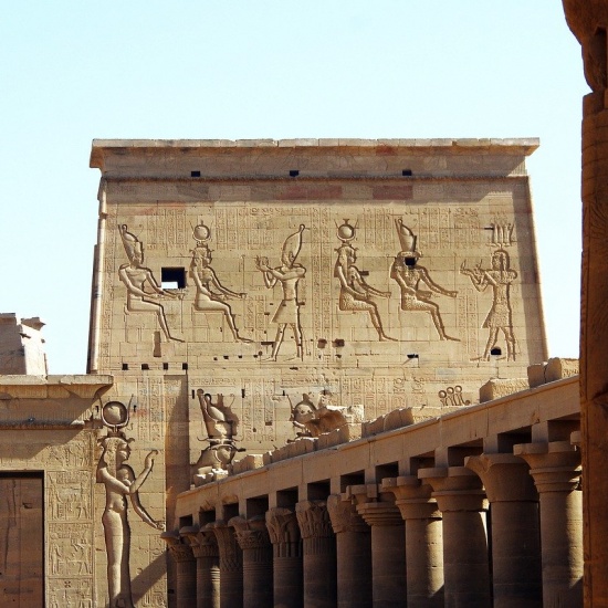 Santuario di File sul Nilo - antico Egitto