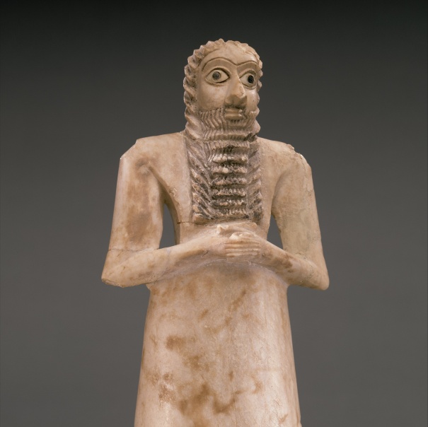 Statuetta di uomo venerante da Tell Asmar - Mesopotamia
