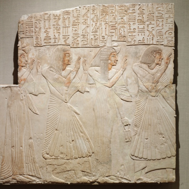 Il medico Amenhotep porta in processione i familiari
