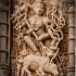 Rilievo con dea Durga del pantheon hindu